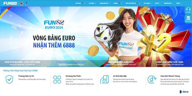 Hướng dẫn thao tác đặt cược chung nhất tại Fun88